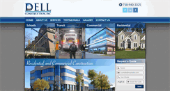 Desktop Screenshot of dellconstructioninc.com